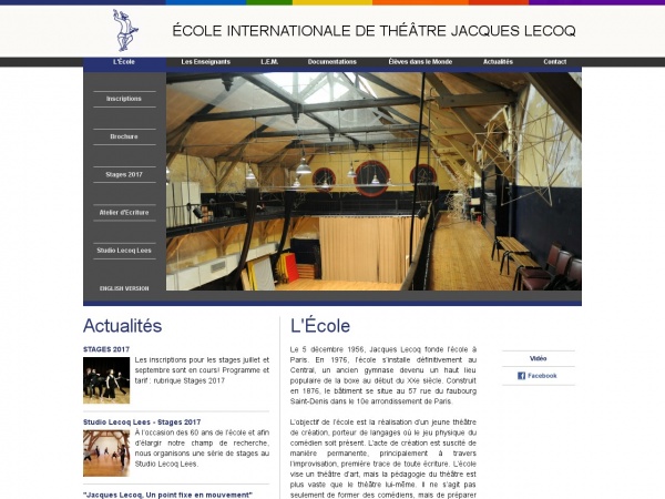 Ecole Internationale de Theatre Jacques Lecoq