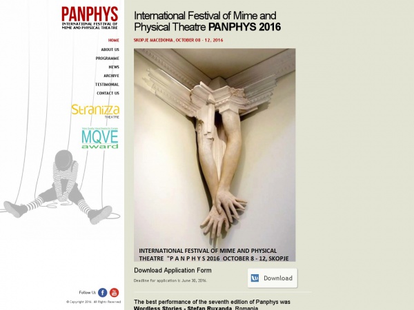 International Festival of Mime and Physical Theatre International Festival of Mime and Physical Theatre