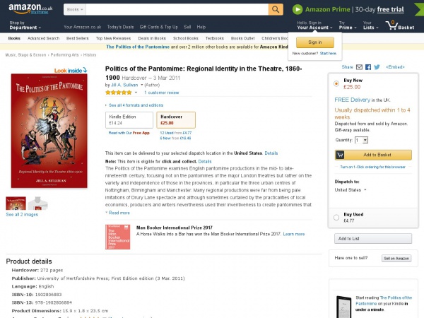 The Politics of the Pantomime The Politics of the Pantomime